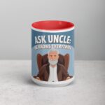 Ask Uncle: He Knows Everything Coffee Mug - Image 10