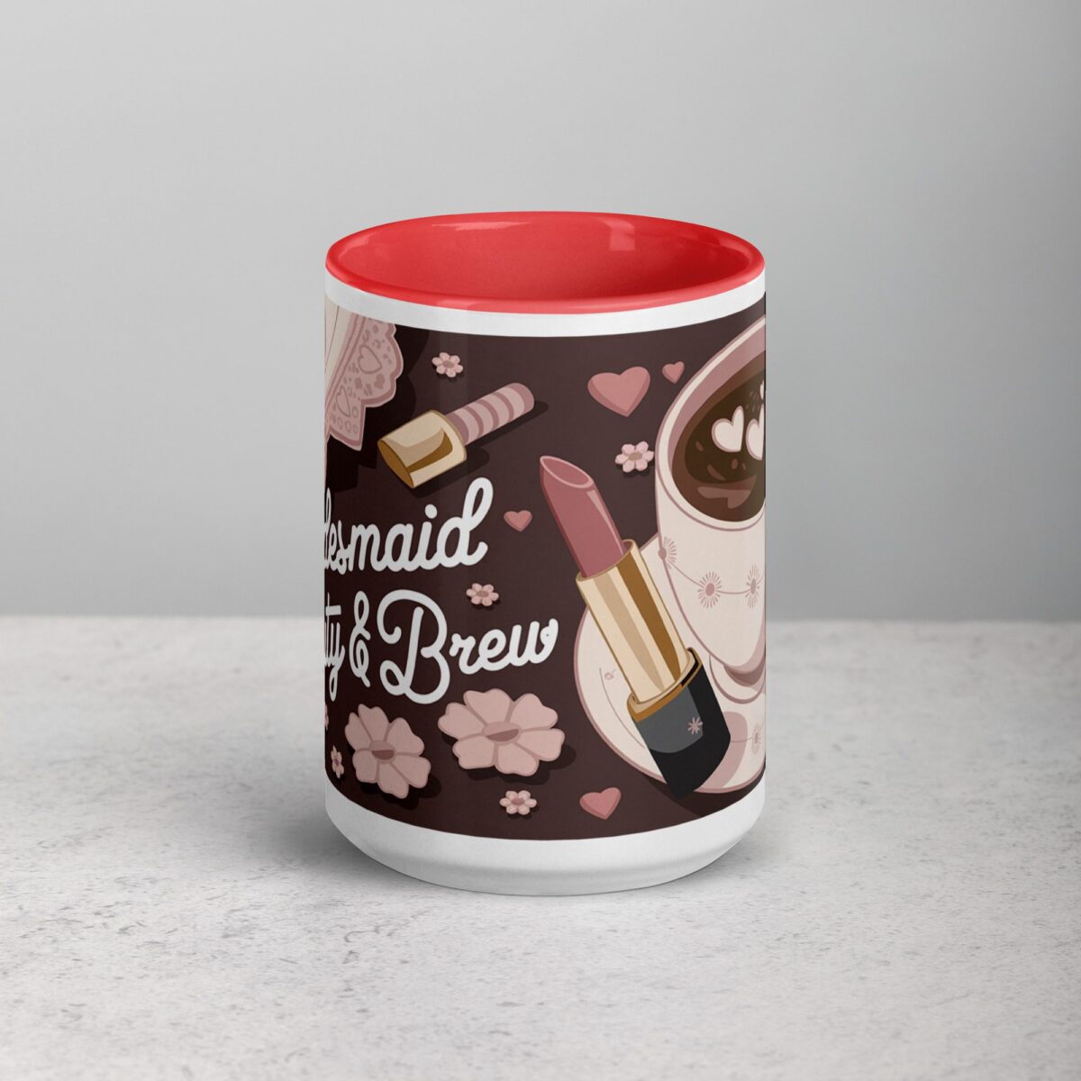 Bridesmaid Beauty & Brew Coffee Mug - Image 10