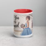 Thank You for Being My Bridesmaid Elegant Coffee Mug - Image 10