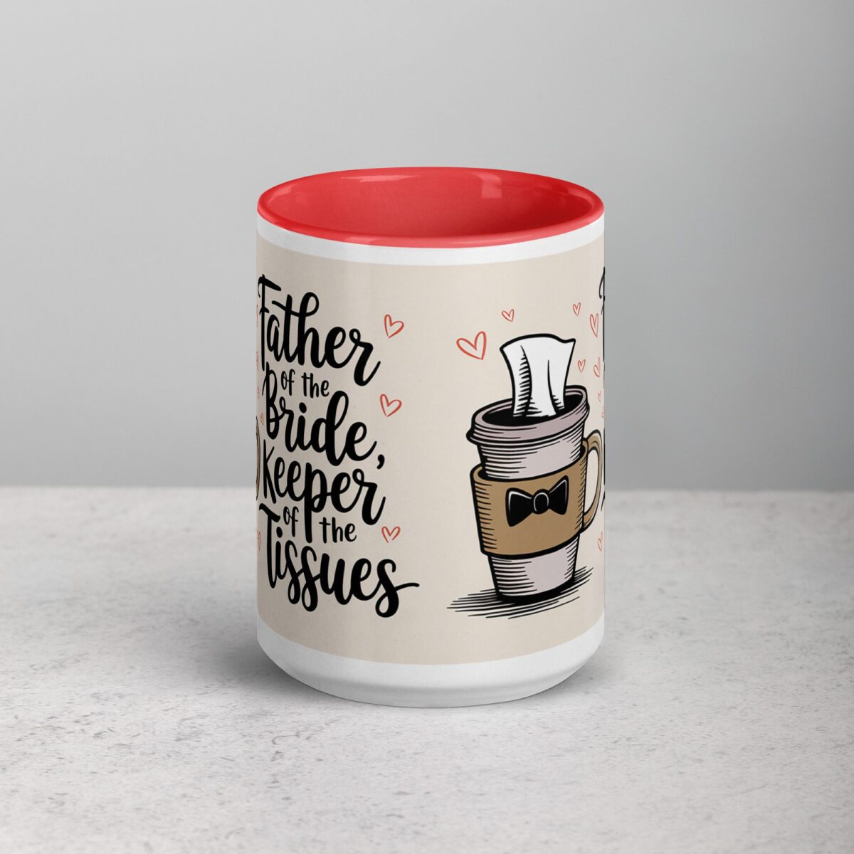Father of the Bride, Keeper of the Tissues Coffee Mug - Image 10