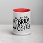 Here for the Bride, Here for the Coffee Father Mug - Image 10