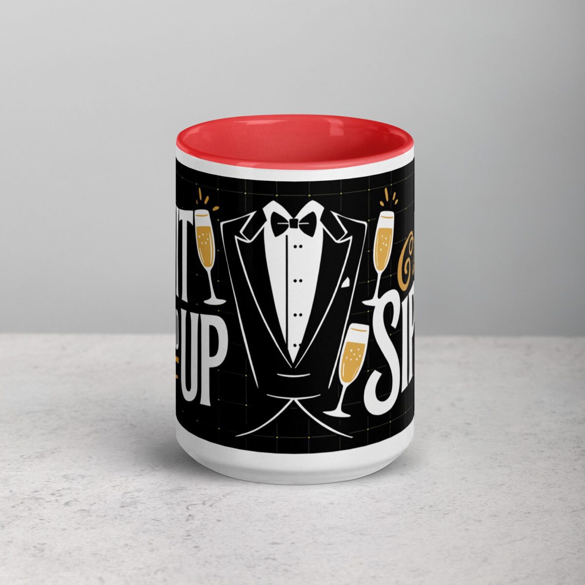 Suit Up and Sip Up Groomsman Coffee Mug - Image 10
