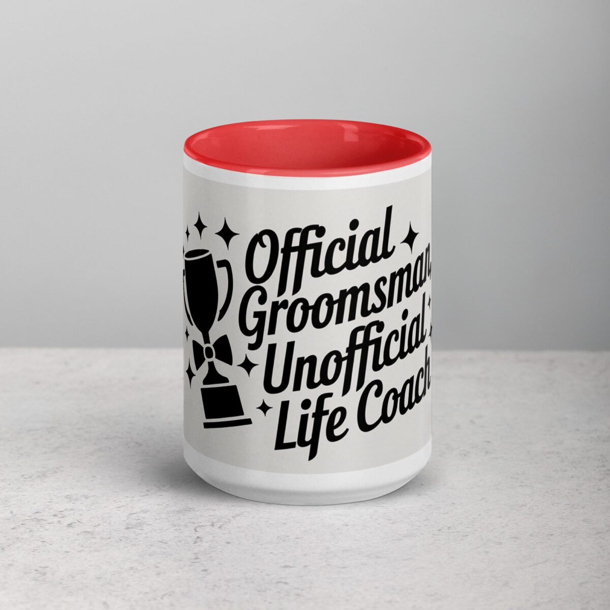 Official Groomsman, Unofficial Life Coach Coffee Mug - Image 10