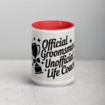 Official Groomsman, Unofficial Life Coach Coffee Mug - Image 10