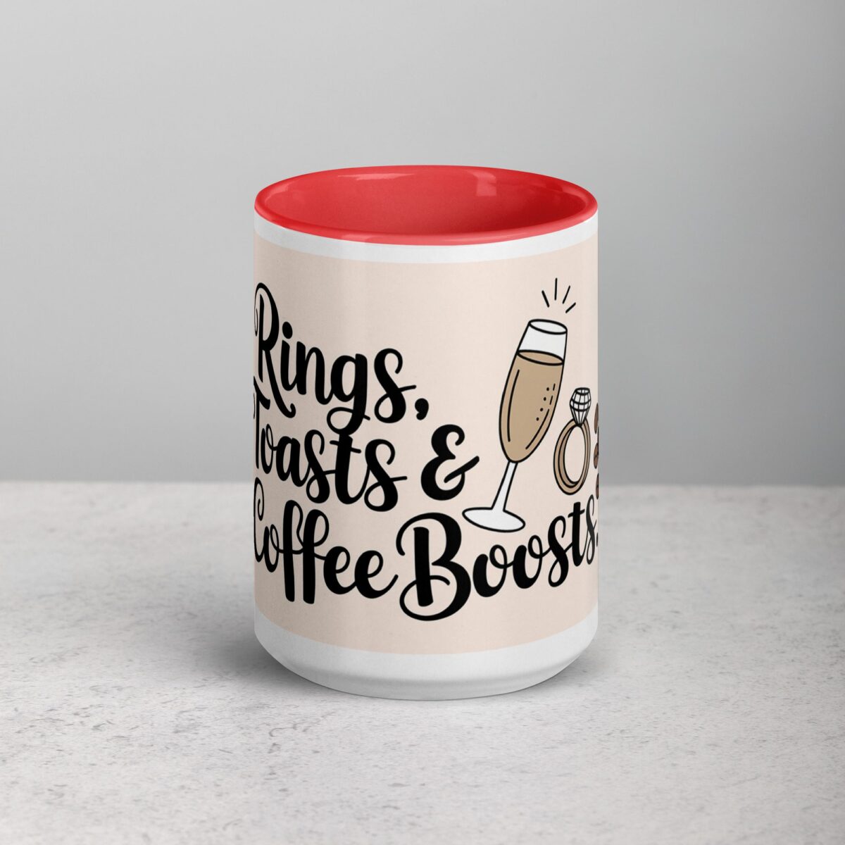 Rings, Toasts & Coffee Boosts Groomsman Mug - Image 10