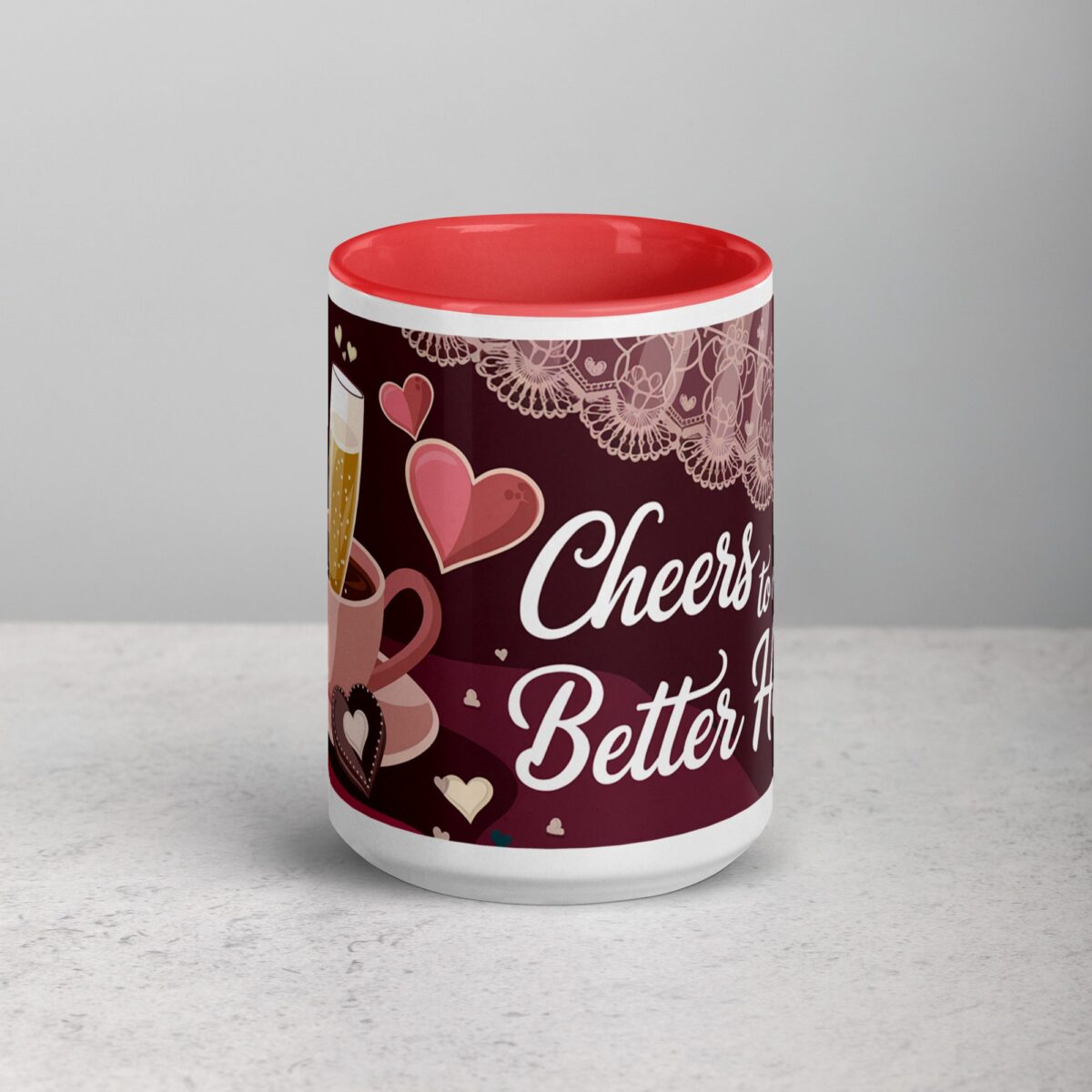 Cheers to My Better Half Husband Coffee Mug - Image 10