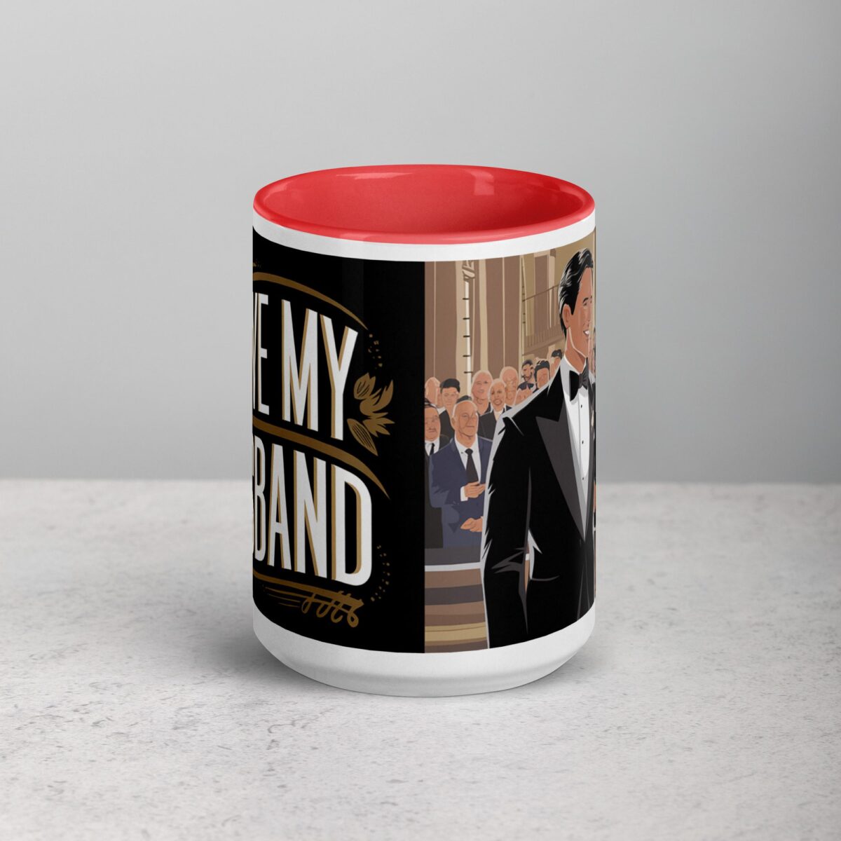 I Love My Husband Elegant Coffee Mug & Tea Cup - Image 10