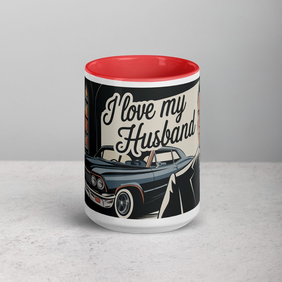 I Love My Husband Retro Coffee Mug & Tea Cup - Image 10