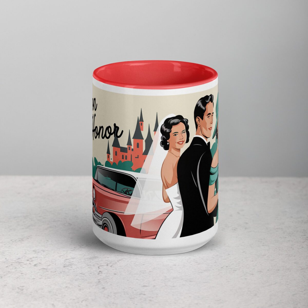 Matron of Honor Retro Coffee Mug & Tea Cup - Image 10