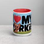 I ❤️ My Yorkie Coffee Mug & Tea Cup - Image 10