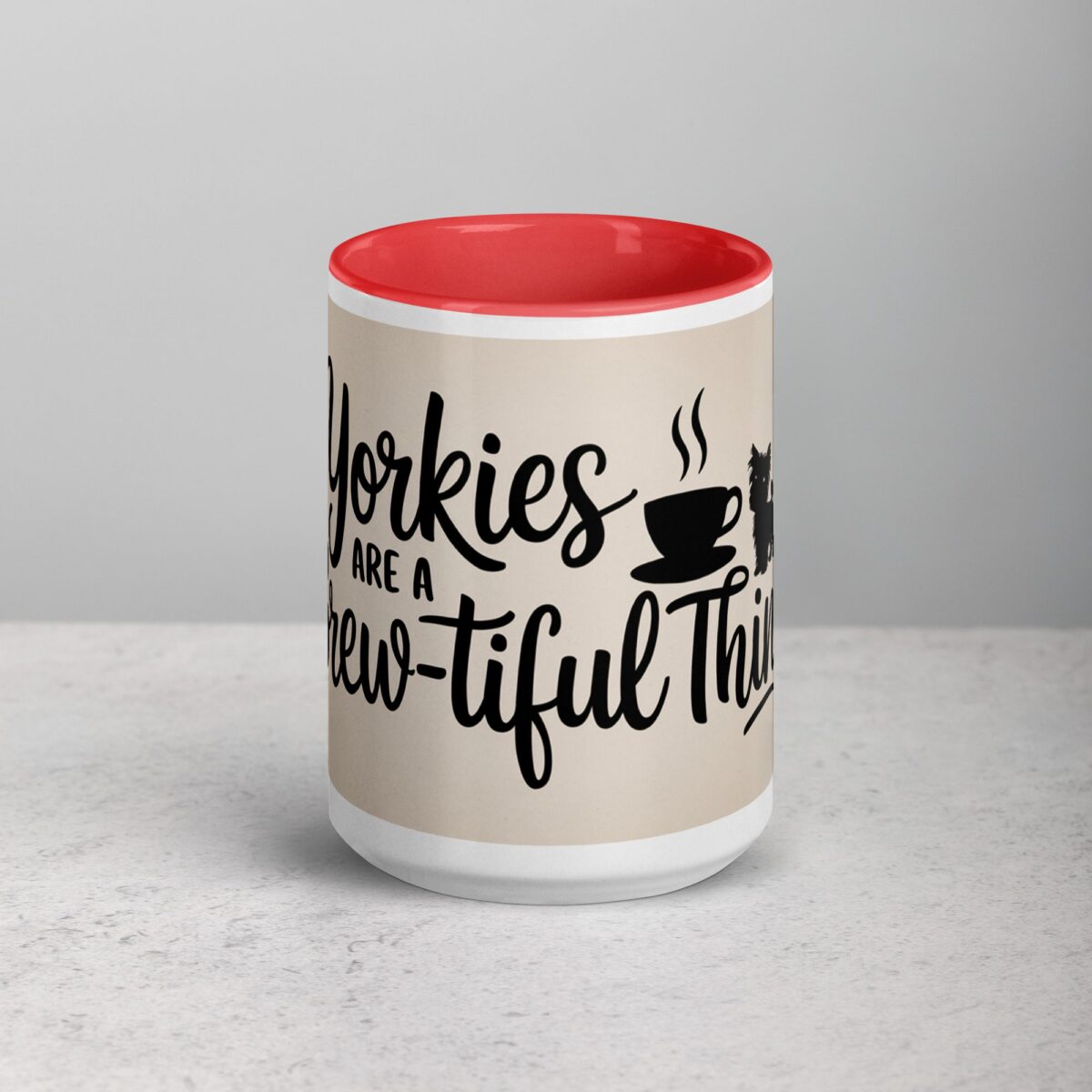 Yorkies Are a Brew-tiful Thing Coffee Mug - Image 10