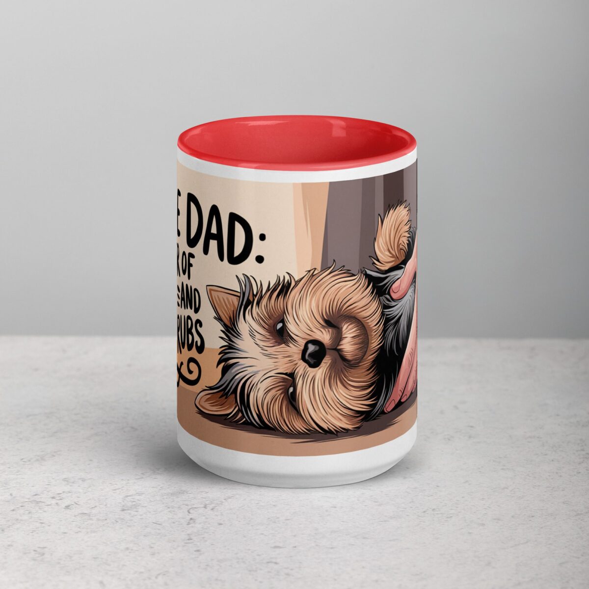 Yorkie Dad: Master of Treats and Belly Rubs Coffee Mug - Image 10