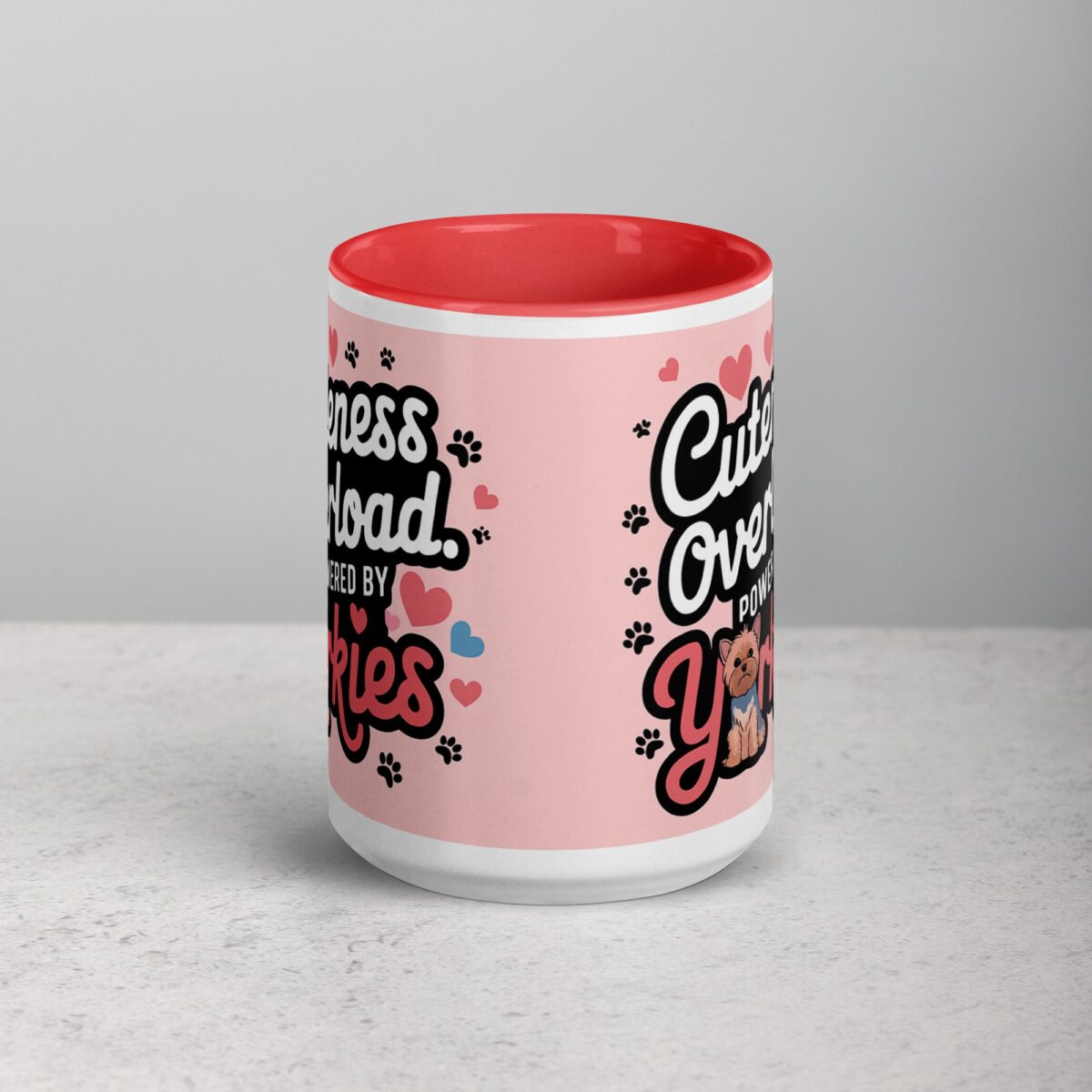Cuteness Overload: Powered by Yorkies Coffee Mug - Image 10