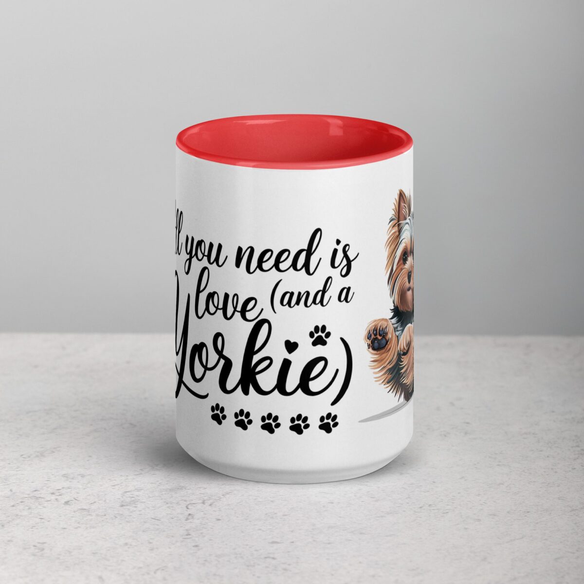 All You Need Is Love (And a Yorkie) Coffee Mug & Tea Cup - Image 10