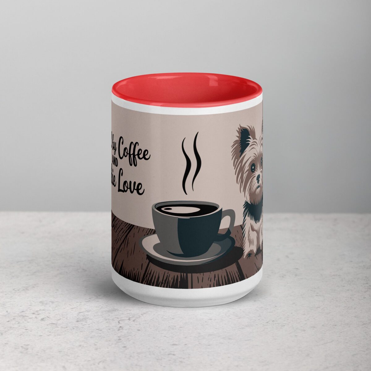 Fueled by Coffee and Yorkie Love Mug - Image 10