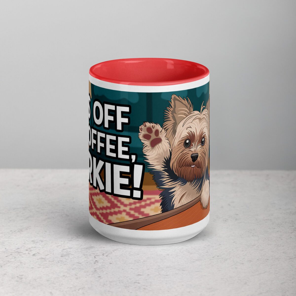 Paws Off My Coffee, Yorkie! Mug - Image 10