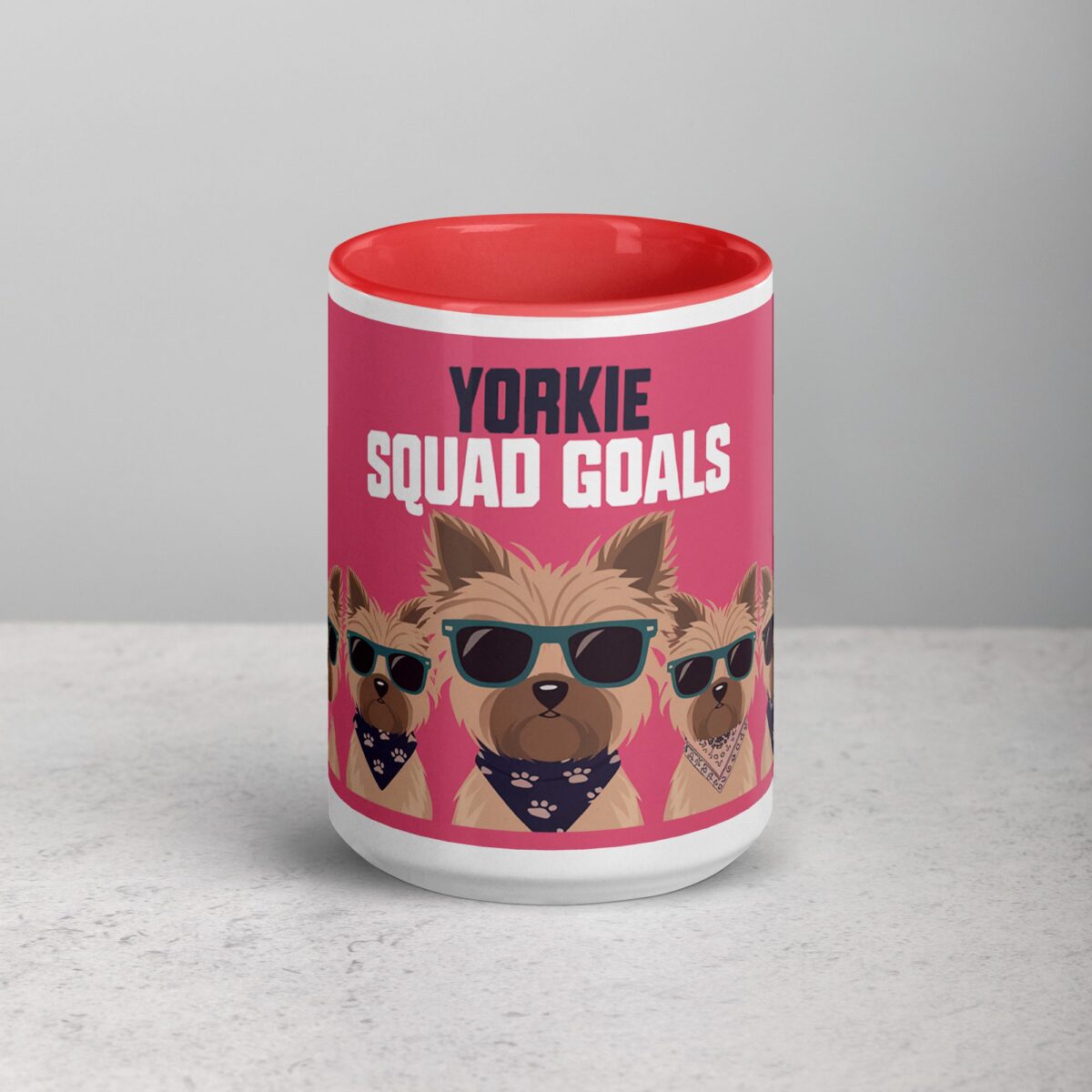 Yorkie Squad Goals Coffee Mug & Tea Cup - Image 10