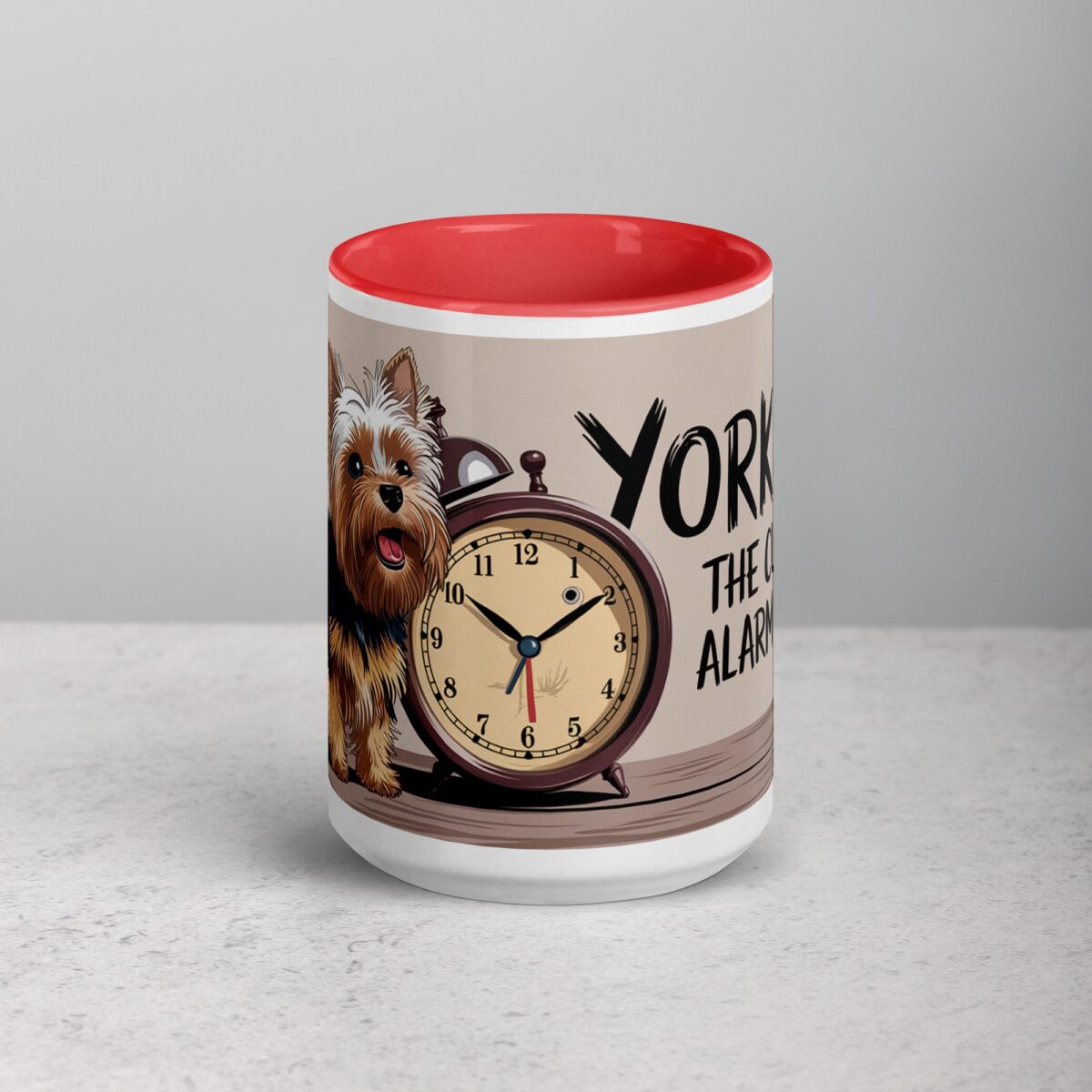 Yorkies: The Cutest Alarm Clocks Coffee Mug - Image 10