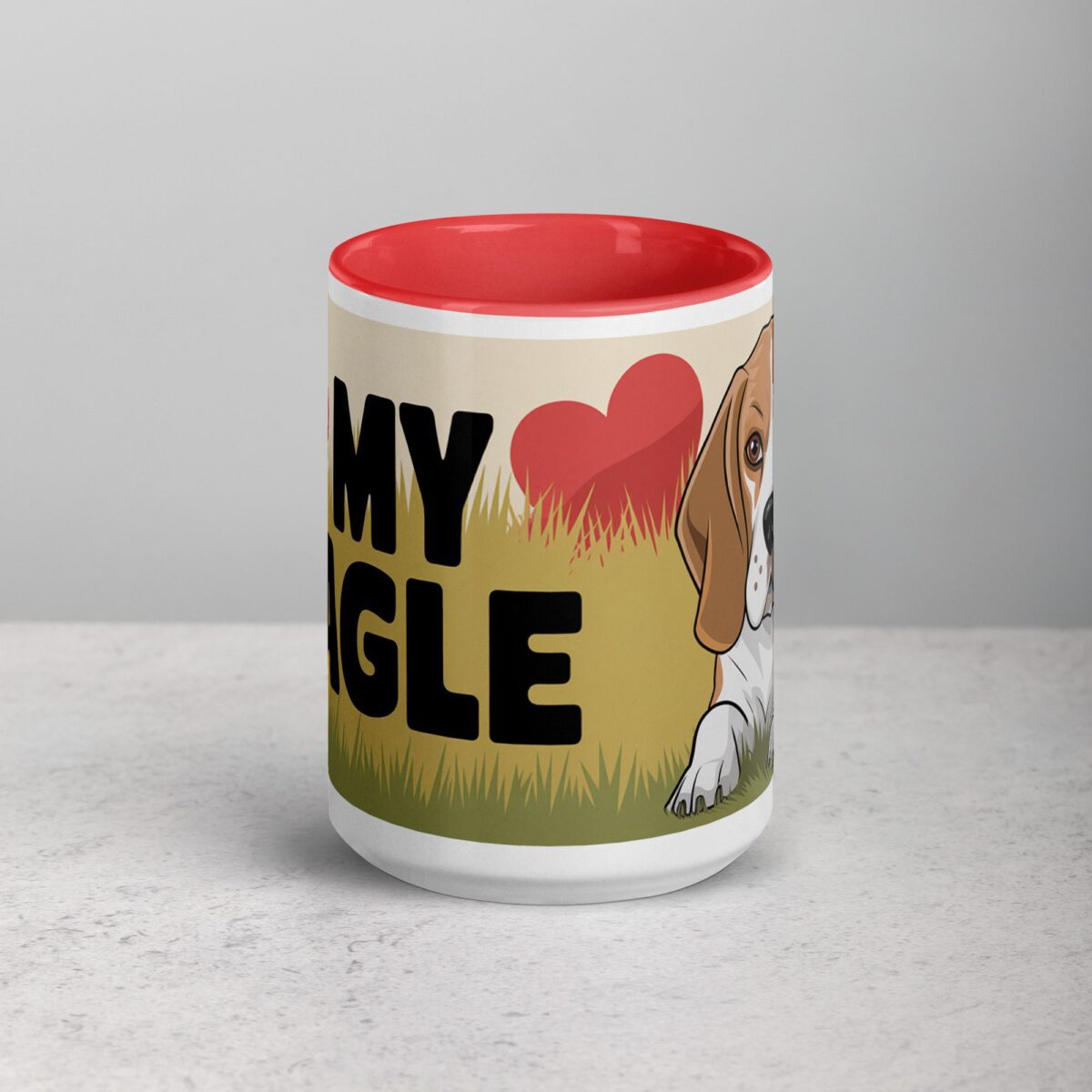 I ❤️ My Beagle Coffee Mug & Tea Cup - Image 10