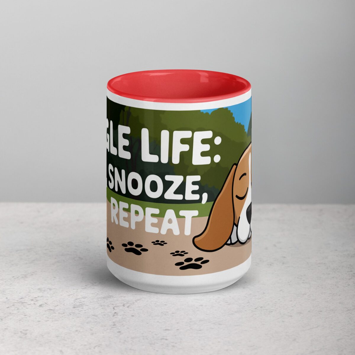 Beagle Life: Sniff, Snooze, Repeat Coffee Mug - Image 10