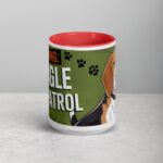 Warning: Beagle on Patrol Coffee Mug - Image 10