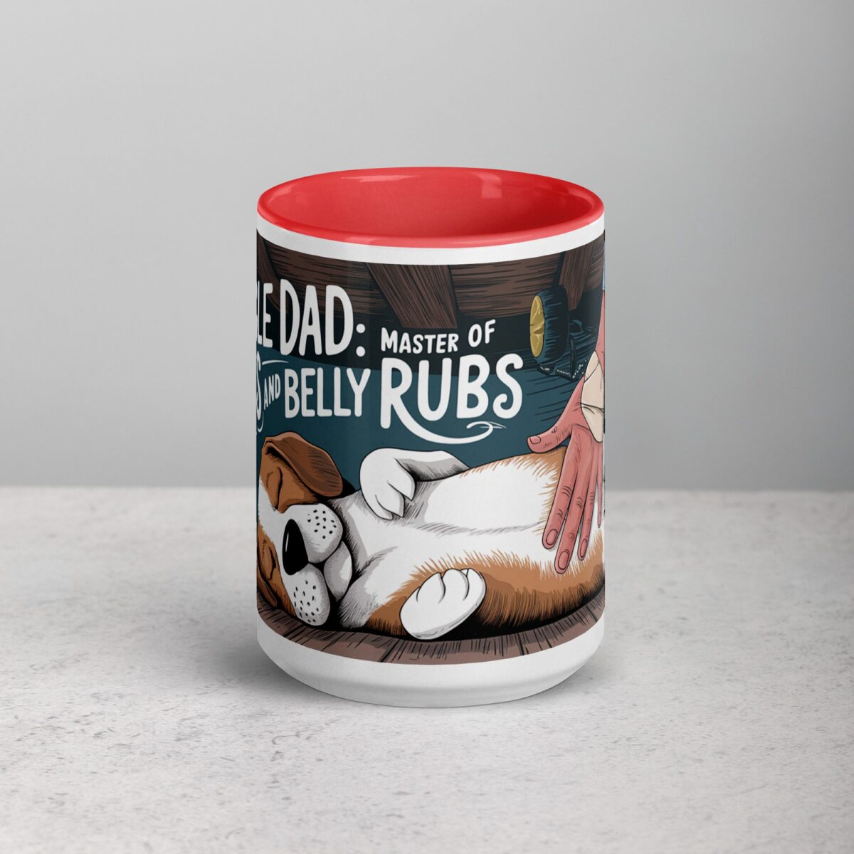 Beagle Dad: Master of Treats and Belly Rubs Coffee Mug - Image 10