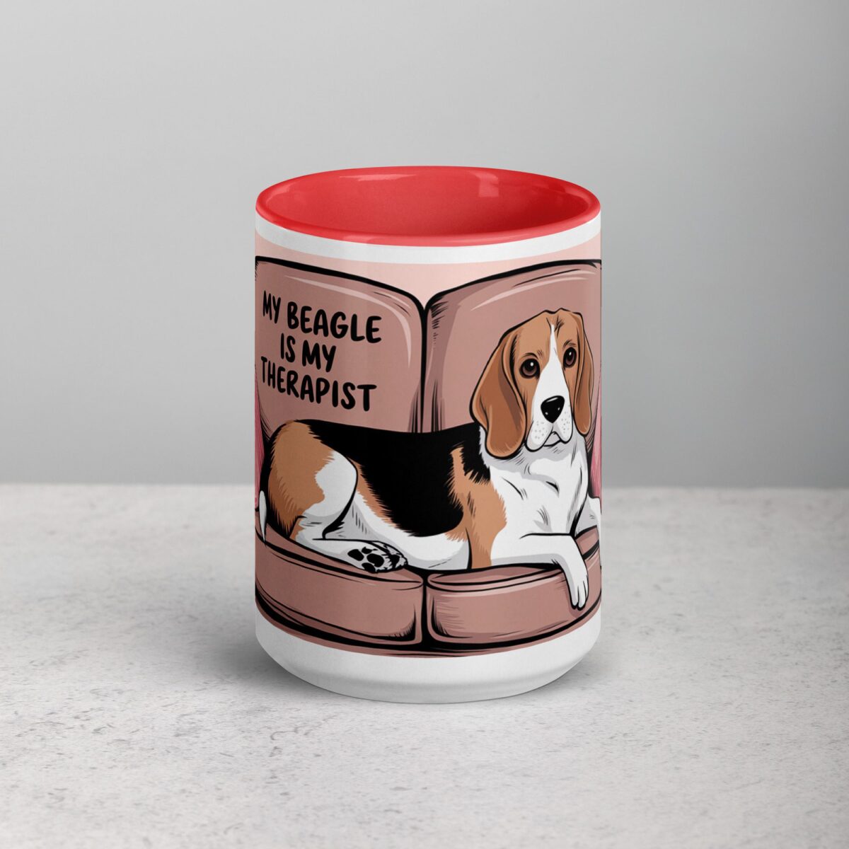 My Beagle Is My Therapist Coffee Mug & Tea Mug - Image 10