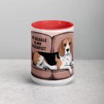 My Beagle Is My Therapist Coffee Mug & Tea Mug - Image 10