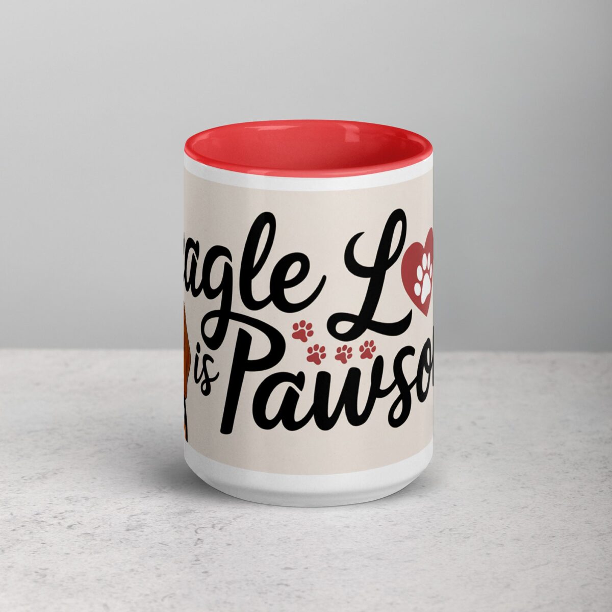 Beagle Love Is Pawsome Coffee Mug - Image 10