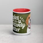 Beagles Make Life Pawsitively Better Coffee Mug - Image 10