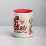 Fluff and Cuddles: Powered by Bichon Frise Coffee Mug - Image 10