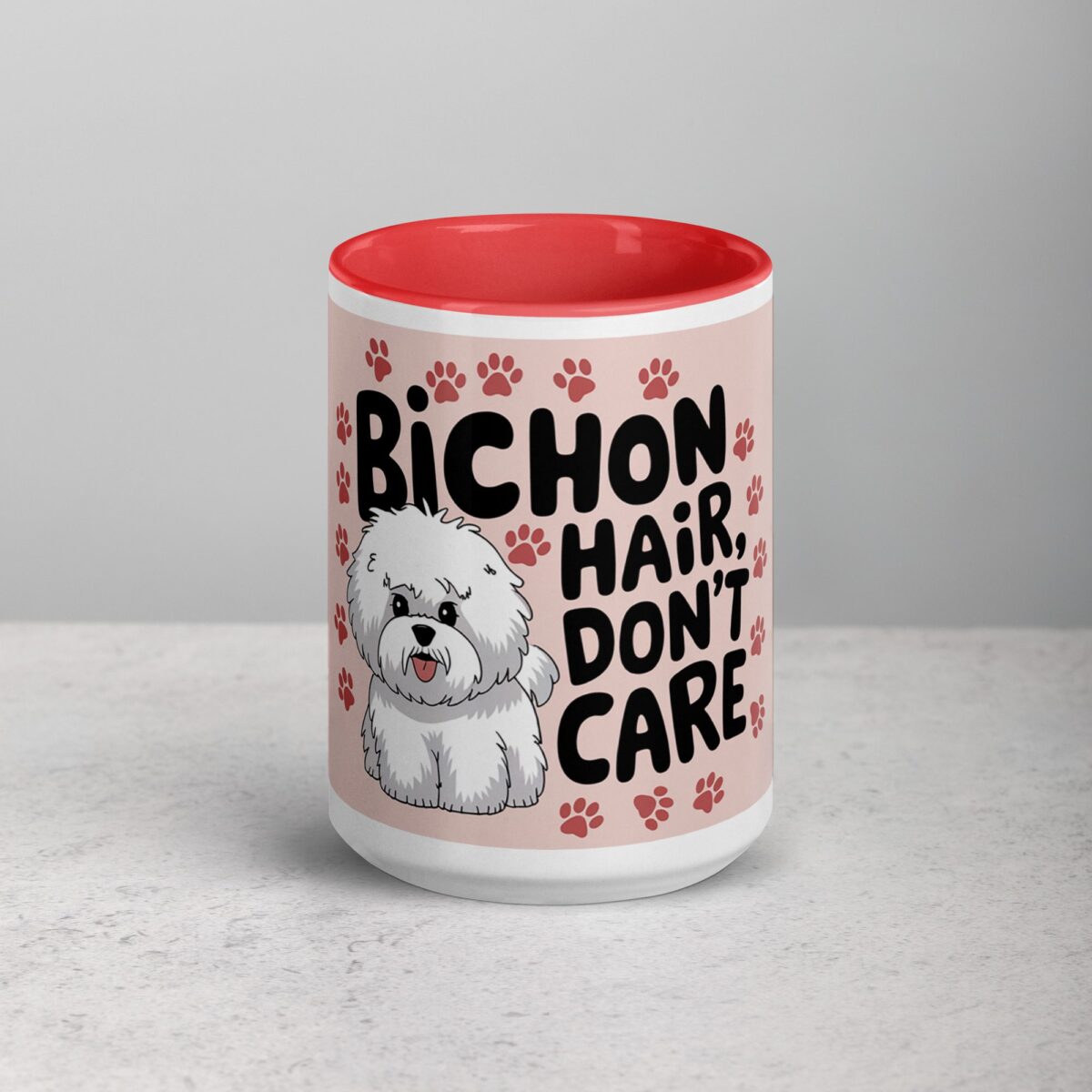 Bichon Hair, Don’t Care Coffee Mug - Image 10