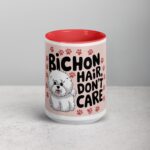 Bichon Hair, Don’t Care Coffee Mug - Image 10