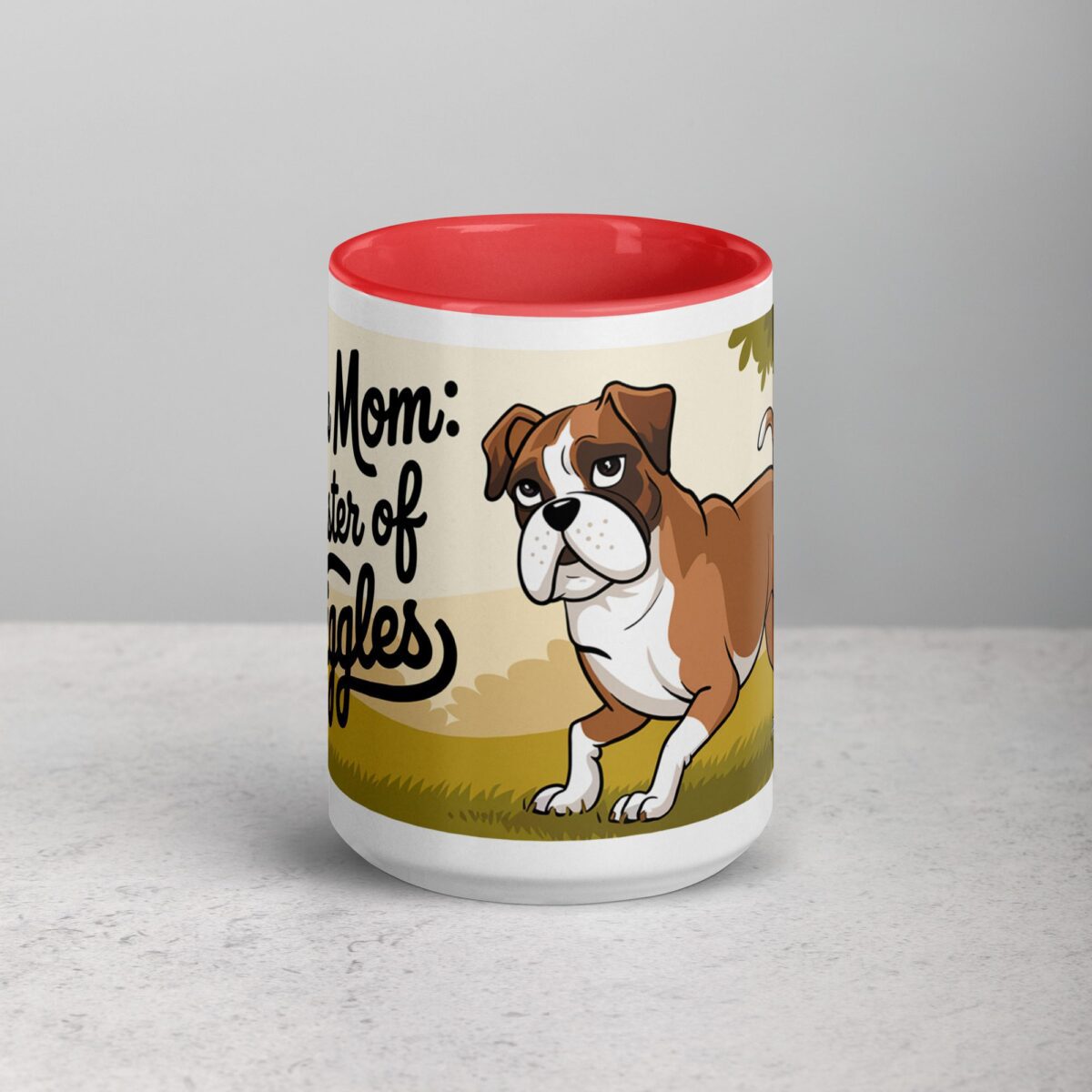 Boxer Mom: Master of Wiggles Coffee Mug - Image 10