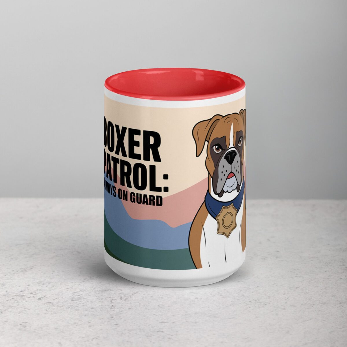 Boxer Patrol: Always on Guard Coffee Mug - Image 10