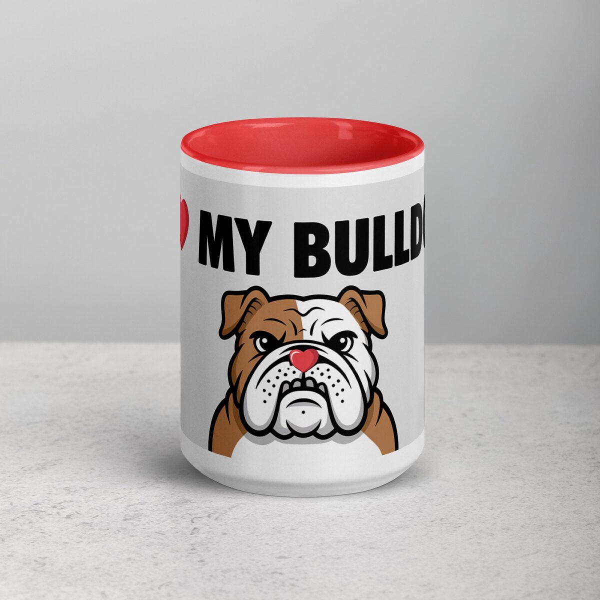 I ❤️ My Bulldog  Coffee Mug & Tea Cup - Image 10