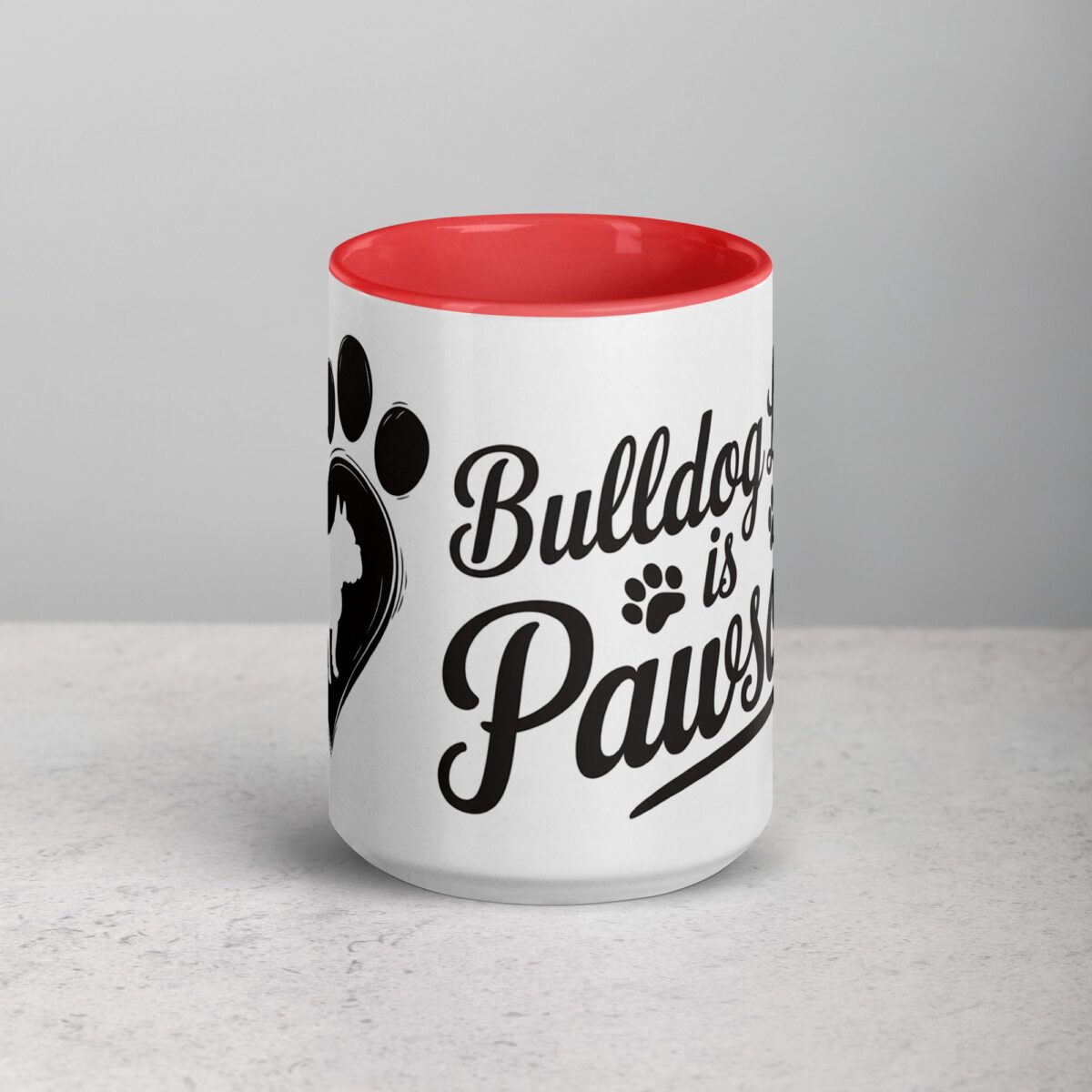 Bulldog Love Is Pawsome Coffee Mug - Image 10