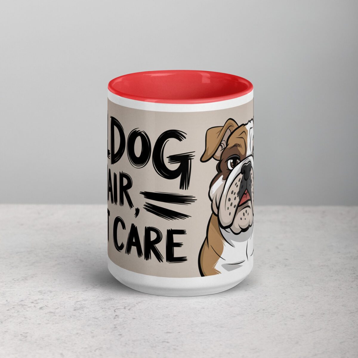 Bulldog Hair, Don’t Care Coffee Mug - Image 10