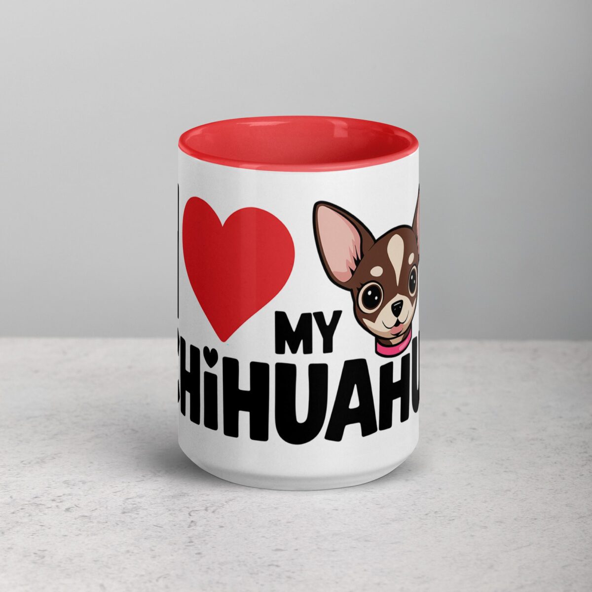 I ❤️ My Chihuahua Coffee Mug & Tea Cup - Image 10