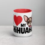 I ❤️ My Chihuahua Coffee Mug & Tea Cup - Image 10