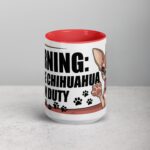 Warning: Fierce Chihuahua on Duty Coffee Mug - Image 10