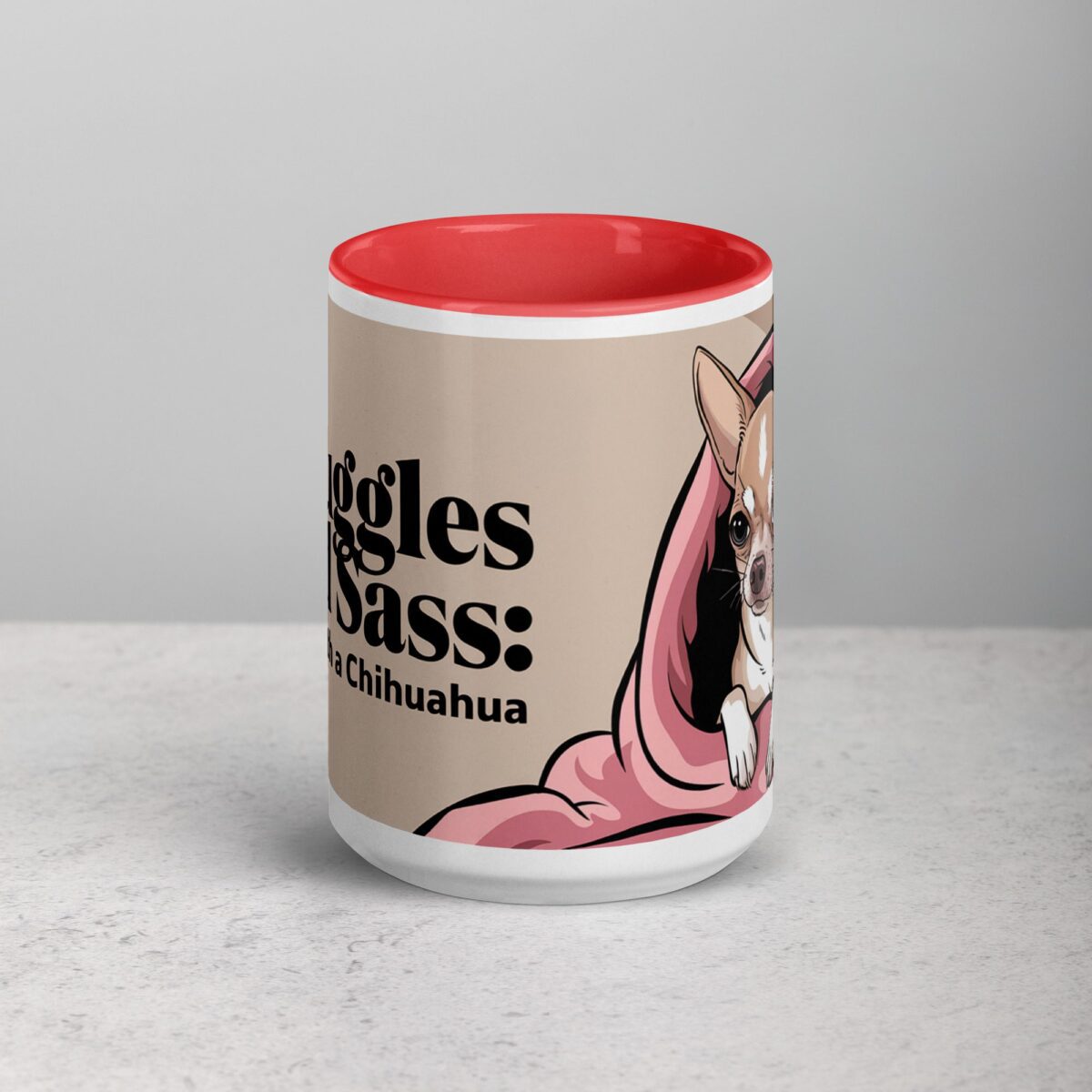 Snuggles and Sass: Life with a Chihuahua Coffee Mug - Image 10