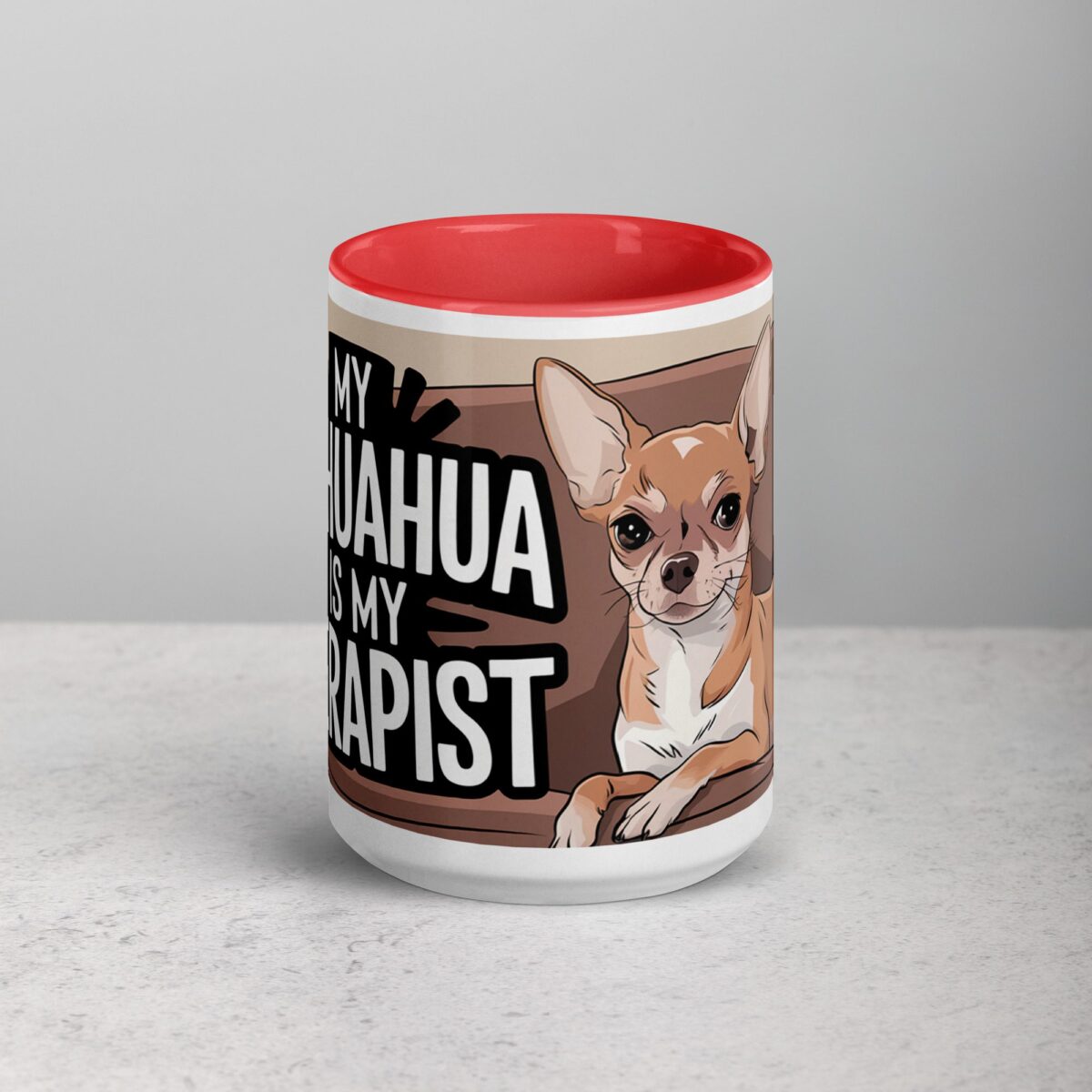 My Chihuahua Is My Therapist Coffee Mug - Image 10