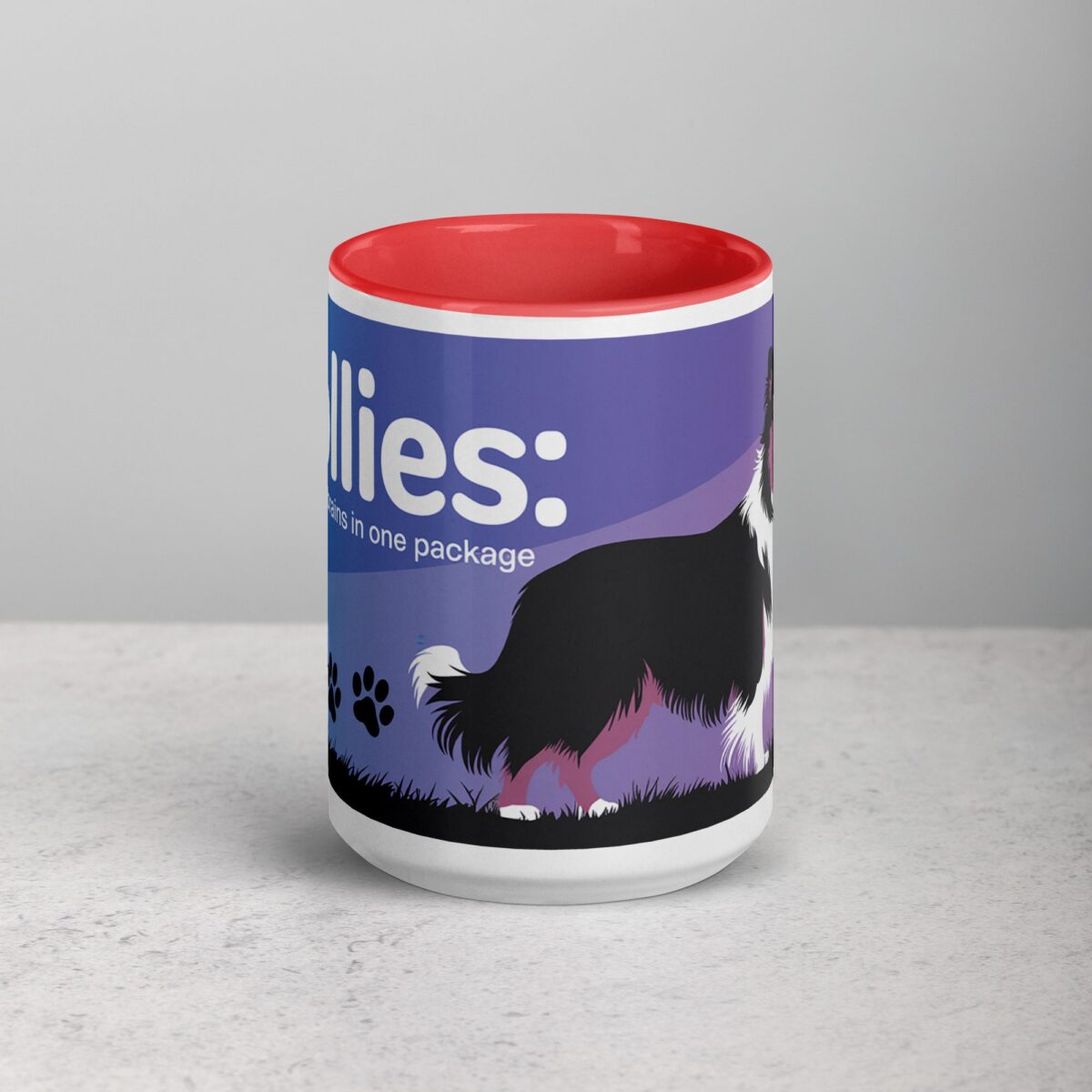 Collies: Beauty and Brains in One Package Coffee Mug - Image 10