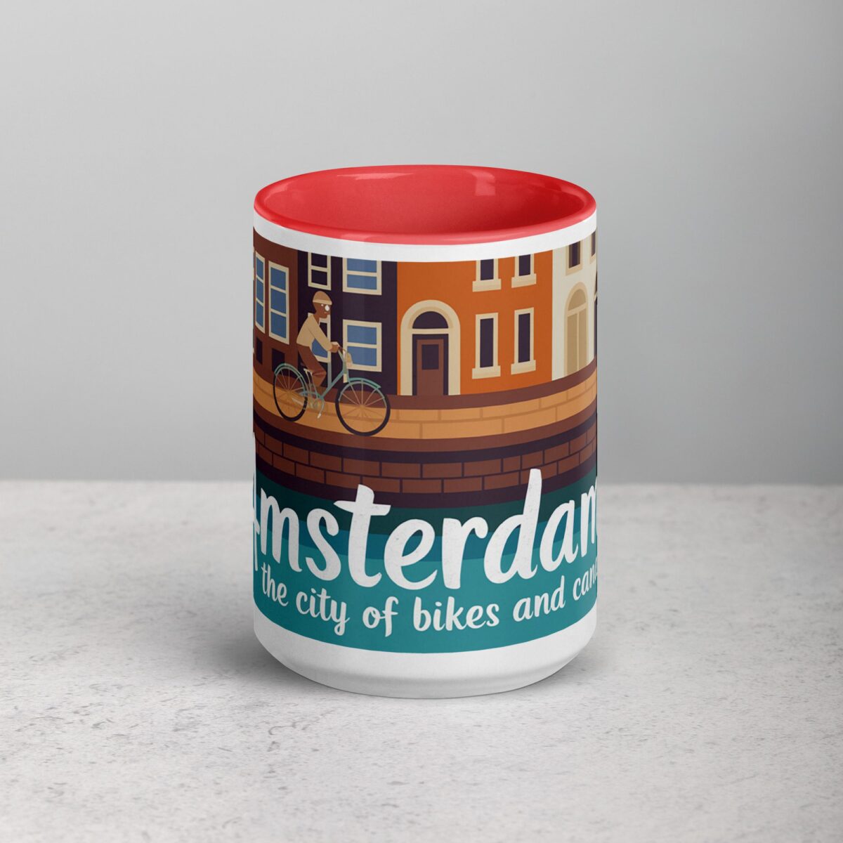 Amsterdam: The City of Bikes and Canals Coffee Mug - Image 10