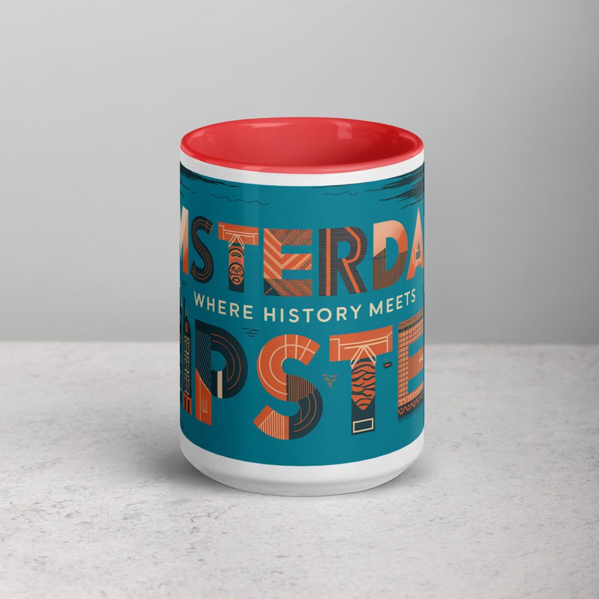 Amsterdam: Where History Meets Hipster Coffee Mug - Image 10