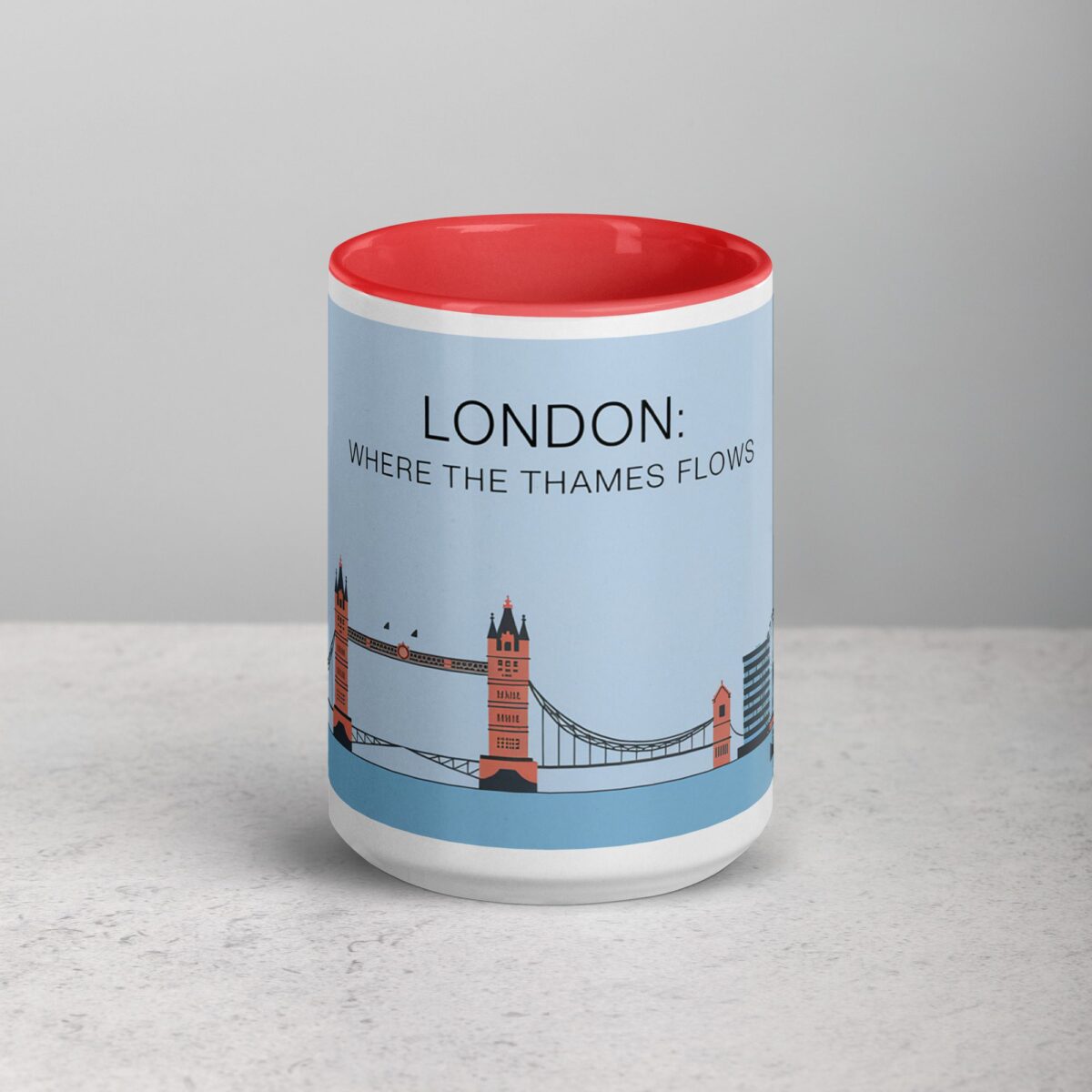 London: Where the Thames Flows Coffee Mug - Image 10