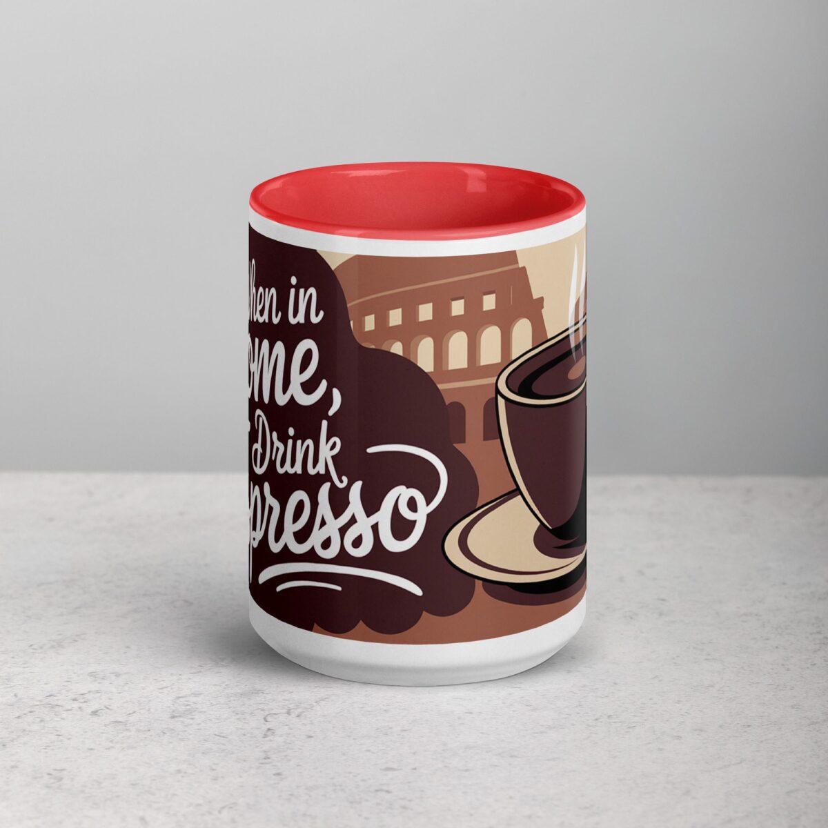 When in Rome, Drink Espresso Coffee Mug - Image 10