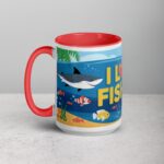 I Love Fishing Fun Coffee Mug & Tea Cup - Image 11
