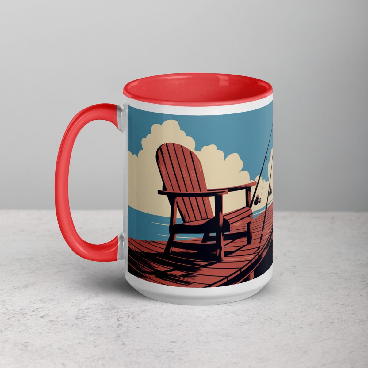 I Love Fishing Retro Coffee Mug & Tea Cup - Image 11